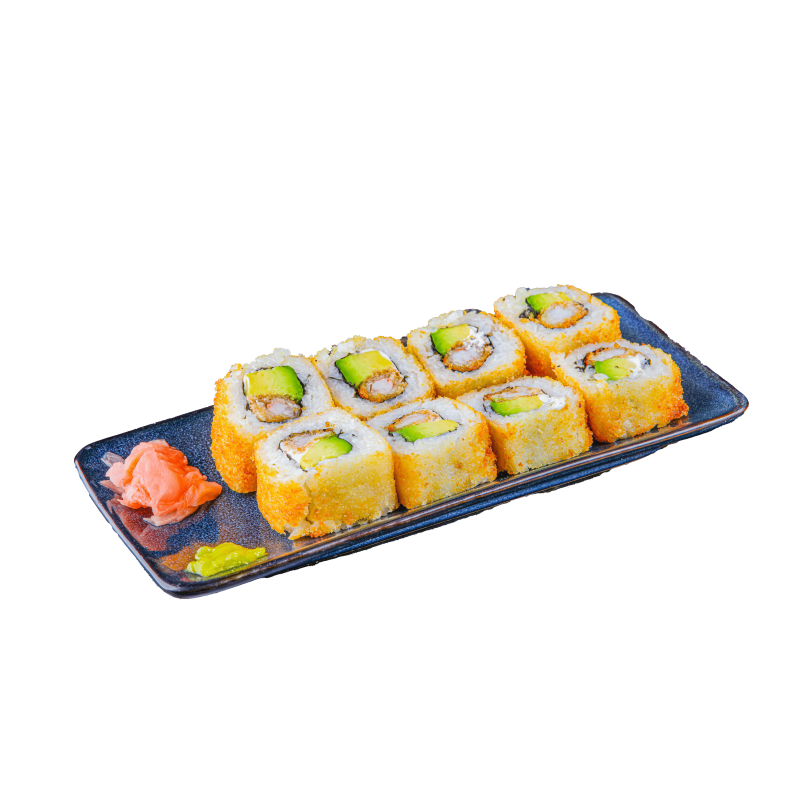 California Pané crevette tempura avocat cheese