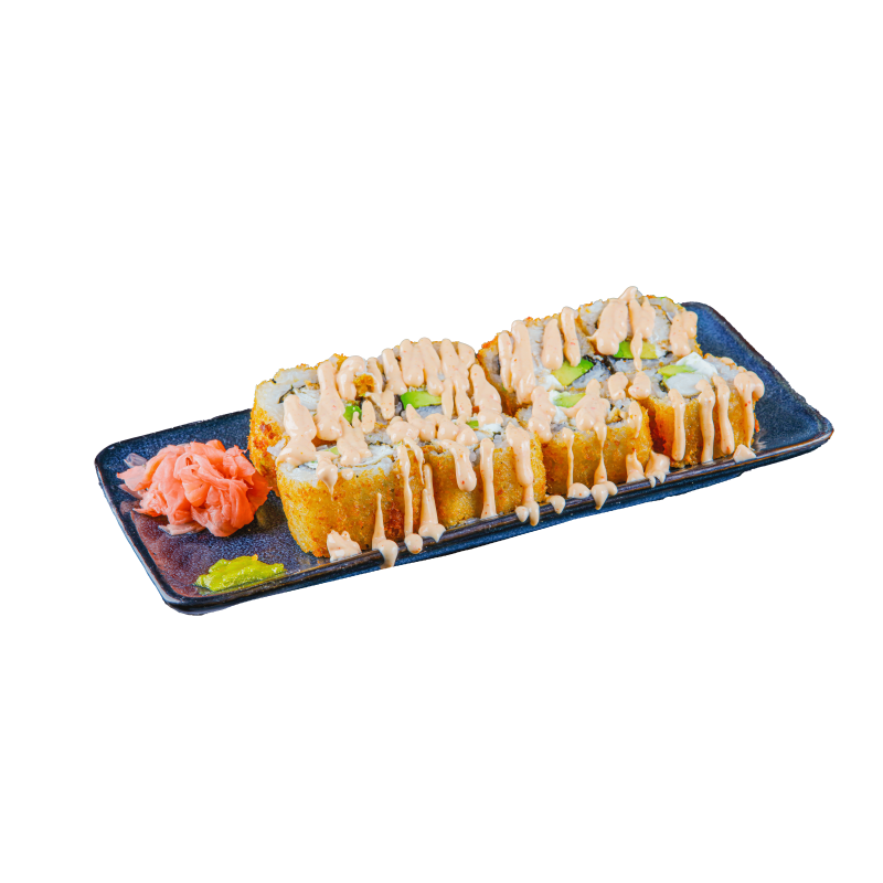 California Pané crevette tempura avocat spicy